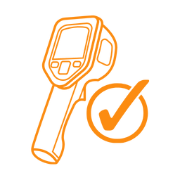 thermal imaging checks icon